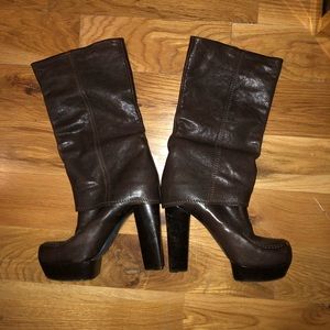 Costume National Leather Boot
